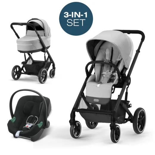 Коляска 3в1 Cybex Balios S Lux BLK 2023
