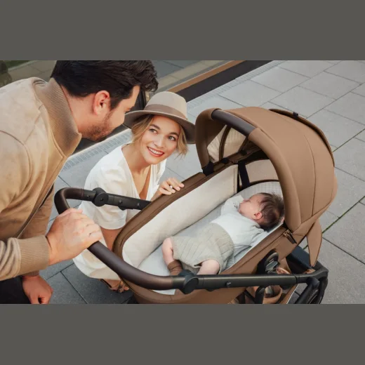 Комплект 3в1 Britax Roemer коляска SMILE 5Z LUX|Warm Caramel + автокресло BABY-SAFE PRO Space Black