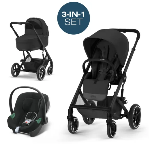 Коляска 3в1 Cybex Balios S Lux BLK 2023