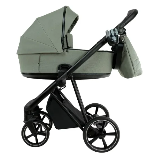 Коляска 2в1 ROAN SOL VINTAGE Luxury на черной раме
