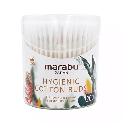 Палочки ватные Marabu Botanica 200 шт