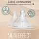 Соска для бутылочки из силикона Paomma, 2 шт, Прозрачный