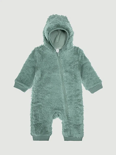 Плюшевый комбинезон Mjolk Dusty Green, на манжетах