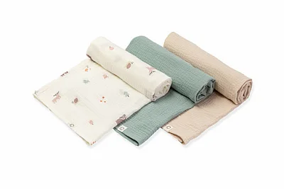 Пеленки муслиновые BUBA KIDS 3 шт. 75х75