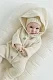 Комплект 3в1 Mimibaby с капюшоном, меринос