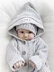 Комплект 3в1 Mimibaby с капюшоном, хлопок