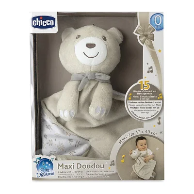 Игрушка мягкая Chicco для сна "Музыкальный Мишка Maxi"