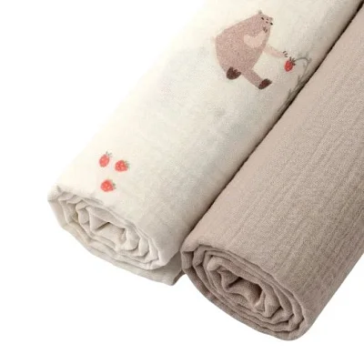 Пеленки муслиновые BUBA Kids 2 шт, 75х115
