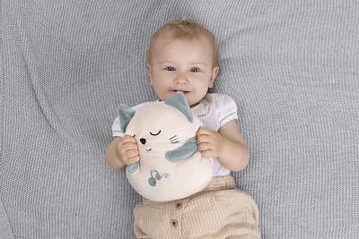 Игрушка мягкая Chicco музыкальная "Мурчащий котёнок"