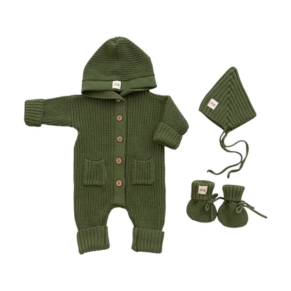Комплект 3в1 Mimibaby с капюшоном, хлопок