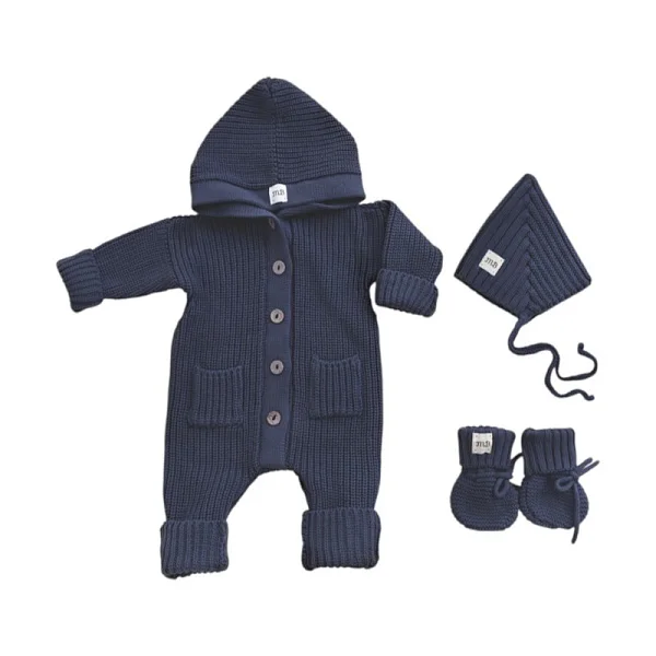 Комплект 3в1 Mimibaby с капюшоном, хлопок