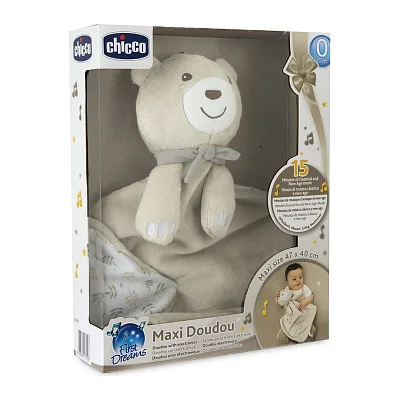 Игрушка мягкая Chicco для сна "Музыкальный Мишка Maxi"