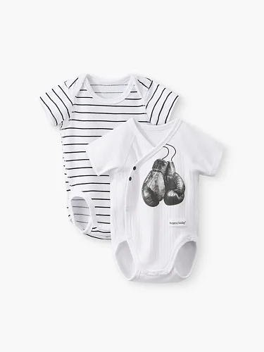 Боди Happy Baby с коротким рукавом ,2 шт