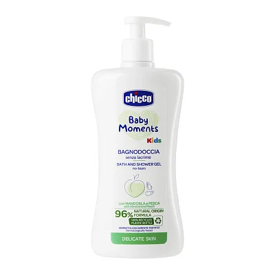 Пена для ванны и гель для душа Chicco Baby Moments 500 мл