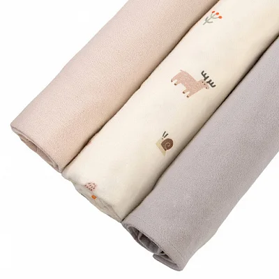 Пеленки фланелевые BUBA Kids 95х115см 3 шт.