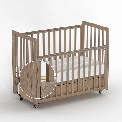 Кроватка Antemi Classic Sleep Premium с маятником и ящиком 120*60