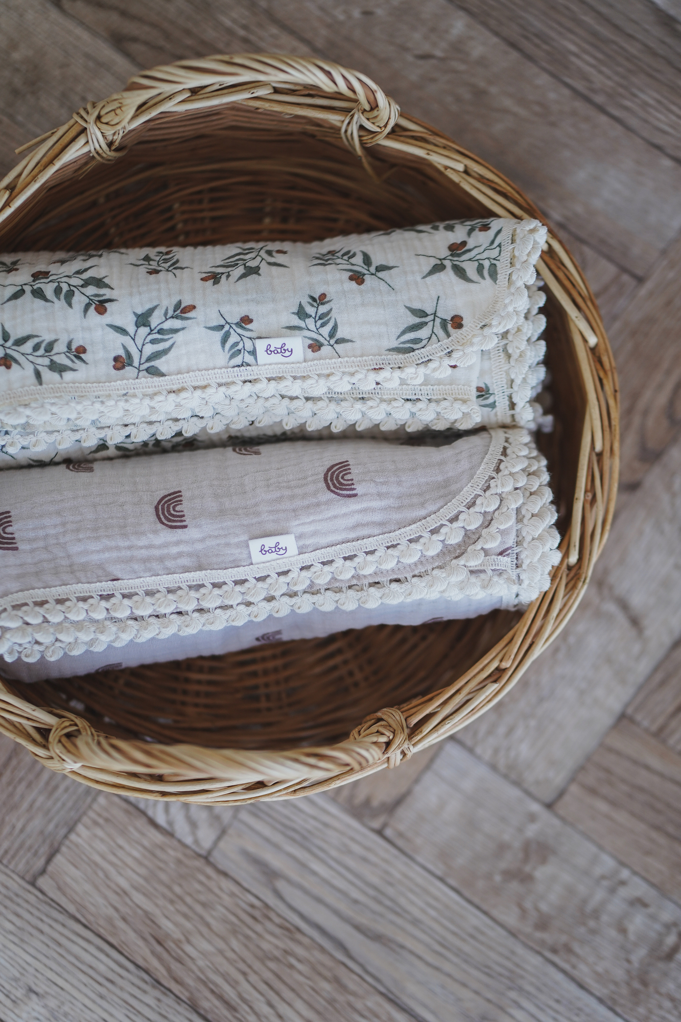 Плед муслиновый BUNGLY "Радуга" 5