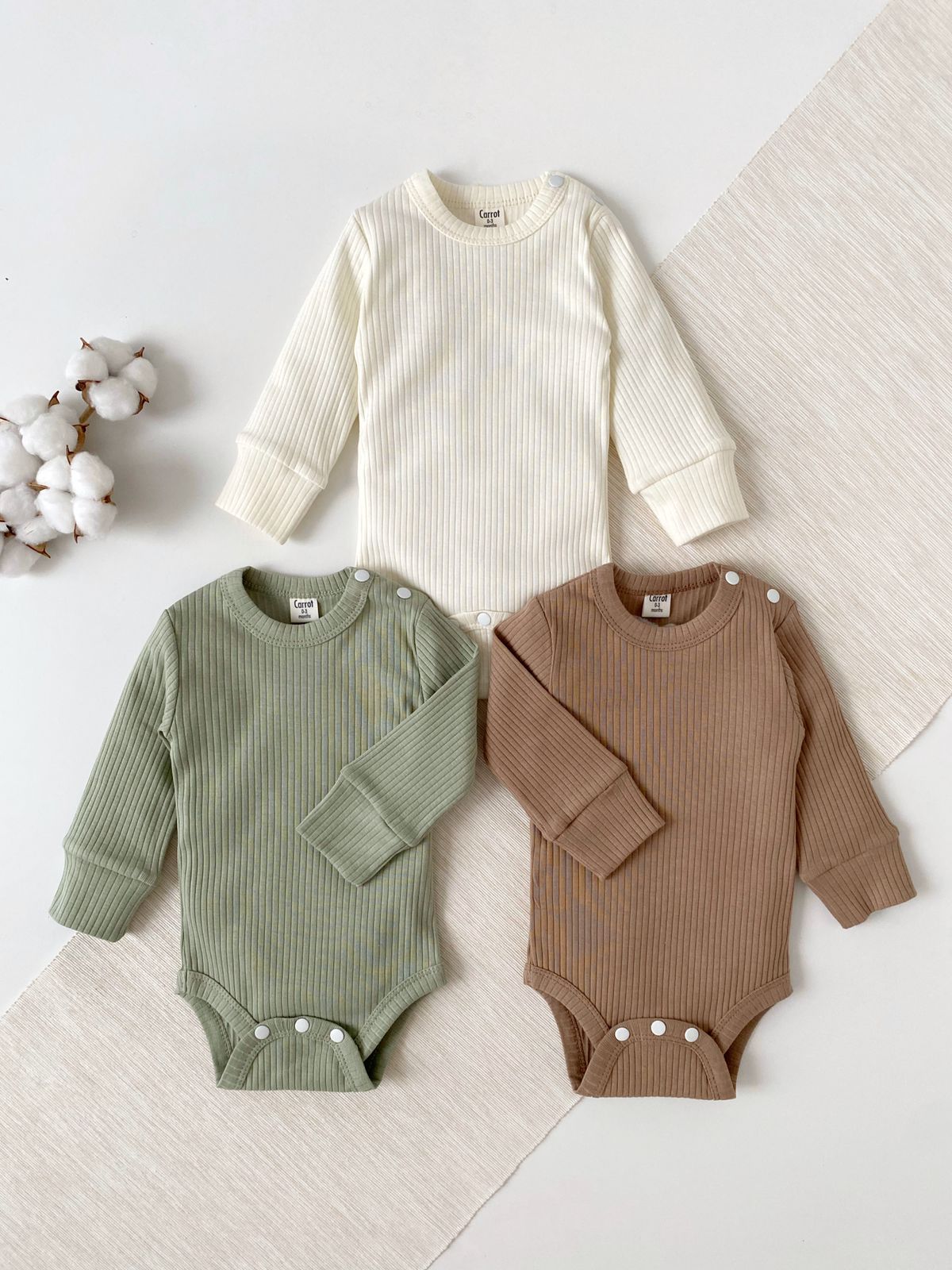 Набор из трех боди I love Carrot "Друзья"(лапша) 1