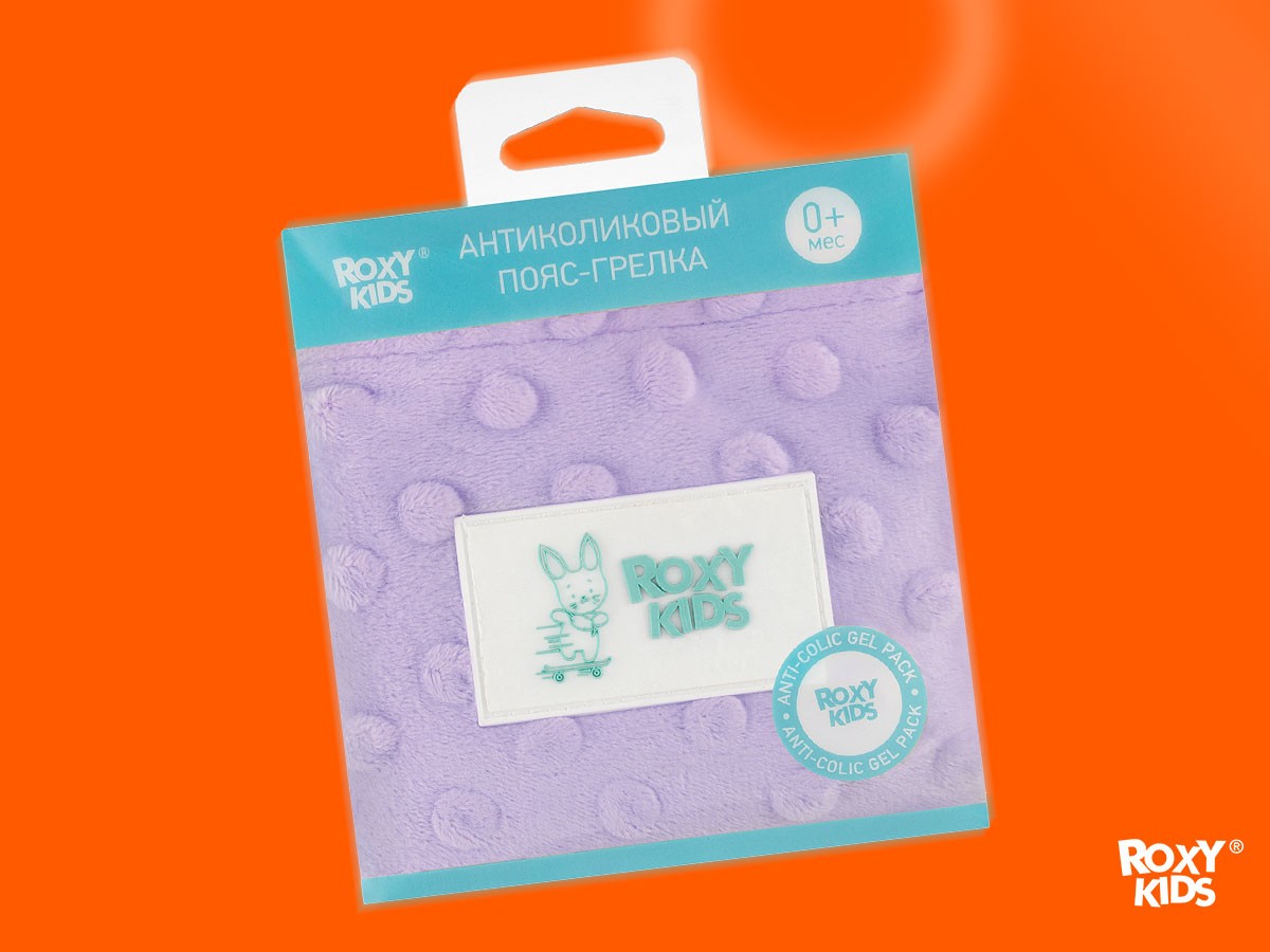 Пояс-грелка Roxy Kids гелевая от коликов для новорожденных 10