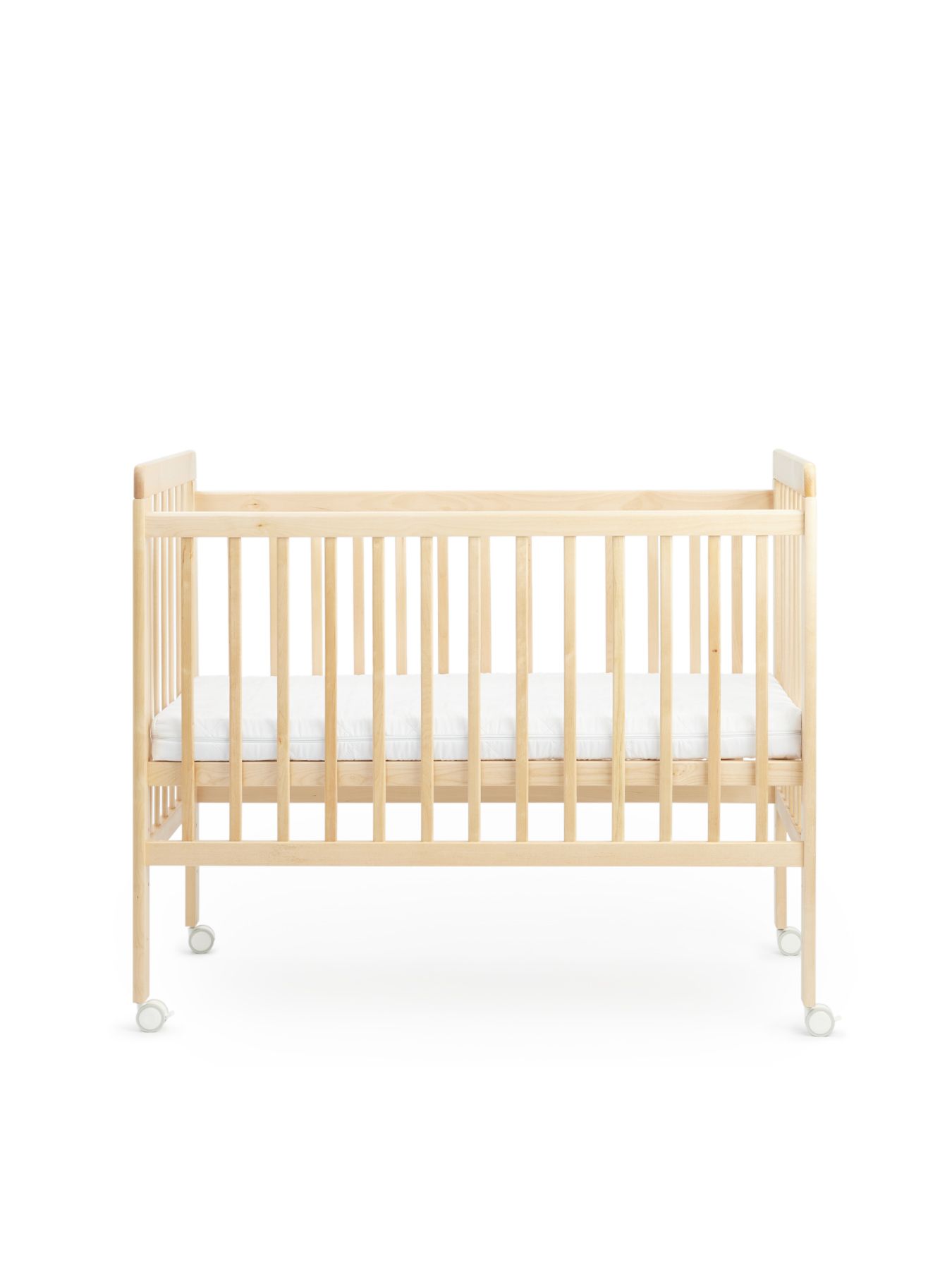 95046_natural_6 Кроватка детская Happy Baby MIRRA LIGHT c матрасом и простынёй 2