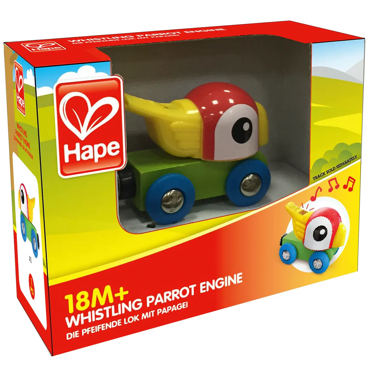 F74xzmvAreqXX8jEphEnd5LQS-uxE-ngev9iP_Bg5RM= Каталка для малышей Hape "Свистящий попугайчик" 4