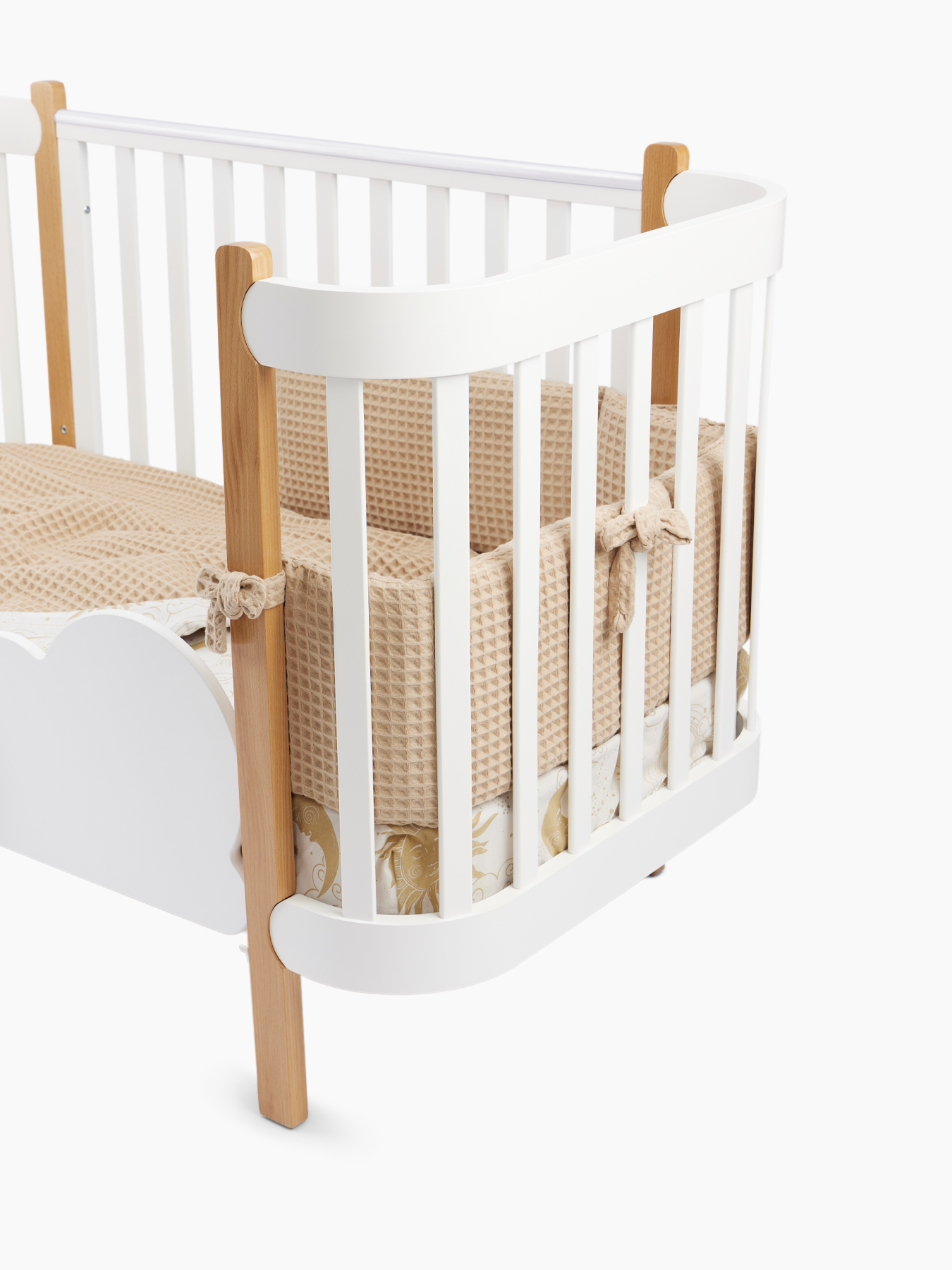 mto77w0d8kikveaxnwmzadjuh3f562d0 Бортик в кроватку Happy Baby 165х26 вафля 6