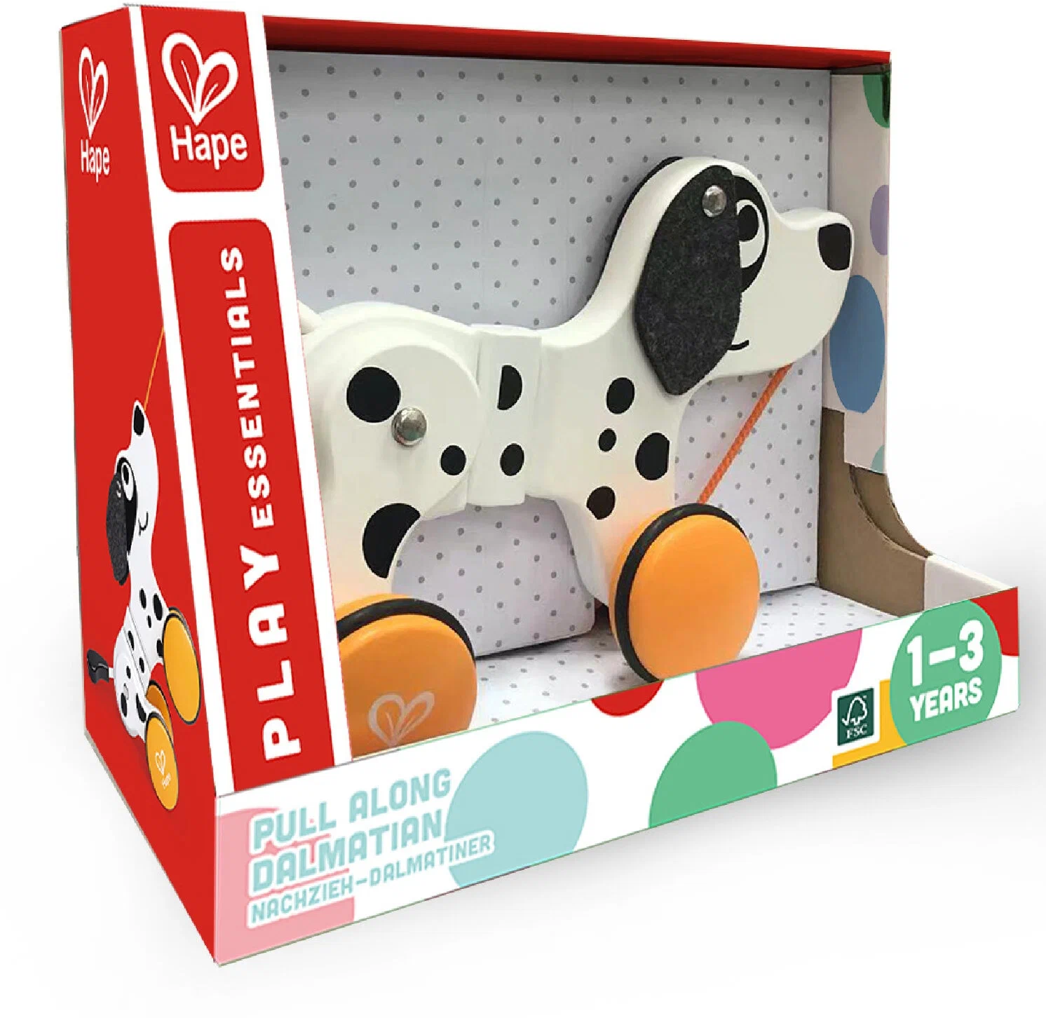 optimize (3) Игрушка-каталка для малышей Hape серия «Зверики», Собачка 2