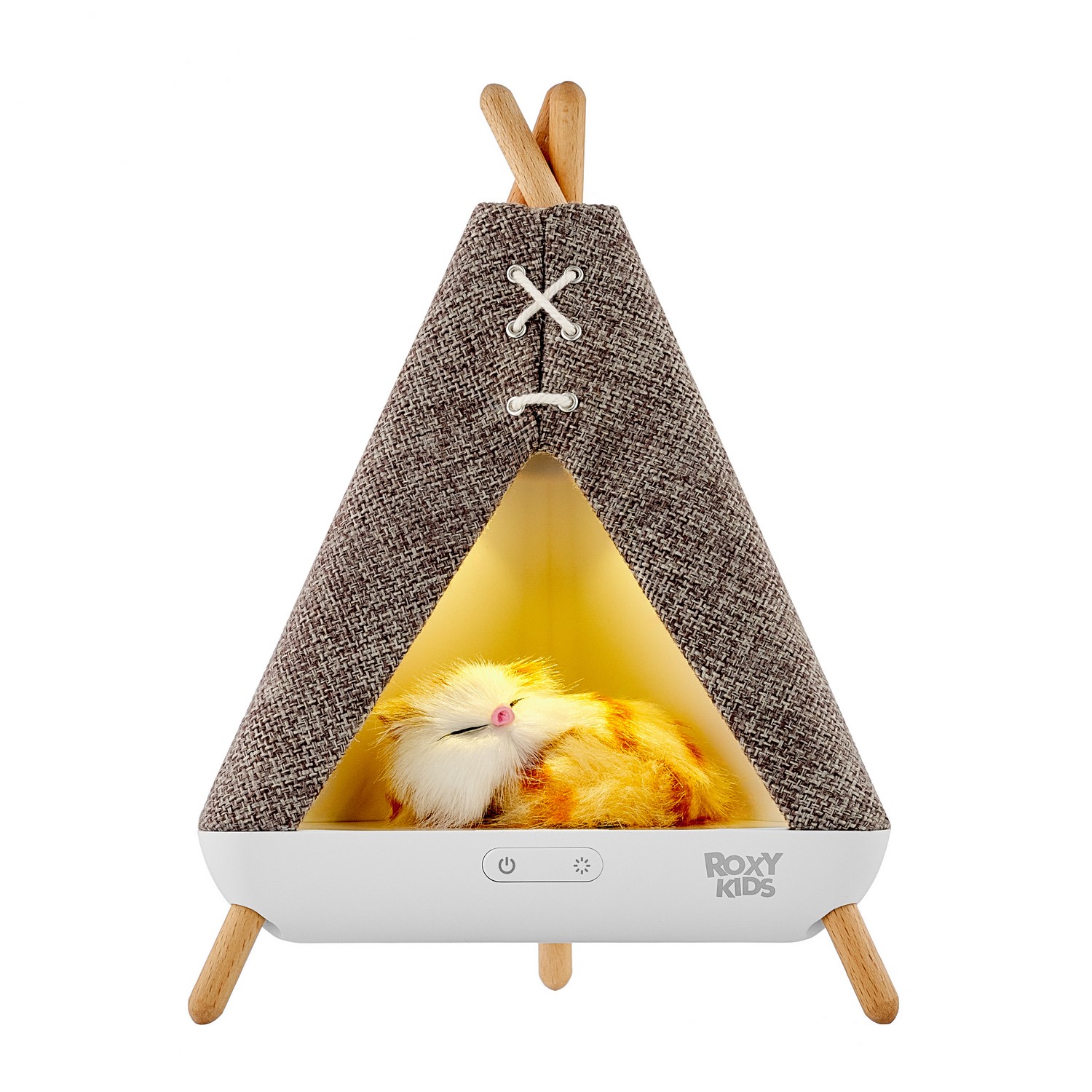 r-nl0027-1_0ea6915232 Ночник Roxy Kids Вигвам с котёнком 1