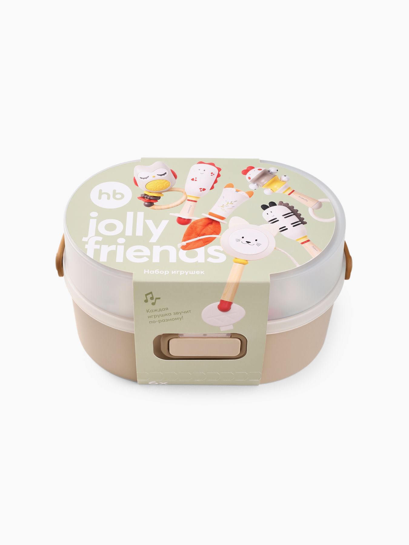 Набор игрушек Happy baby JOLLY FRIENDS 24