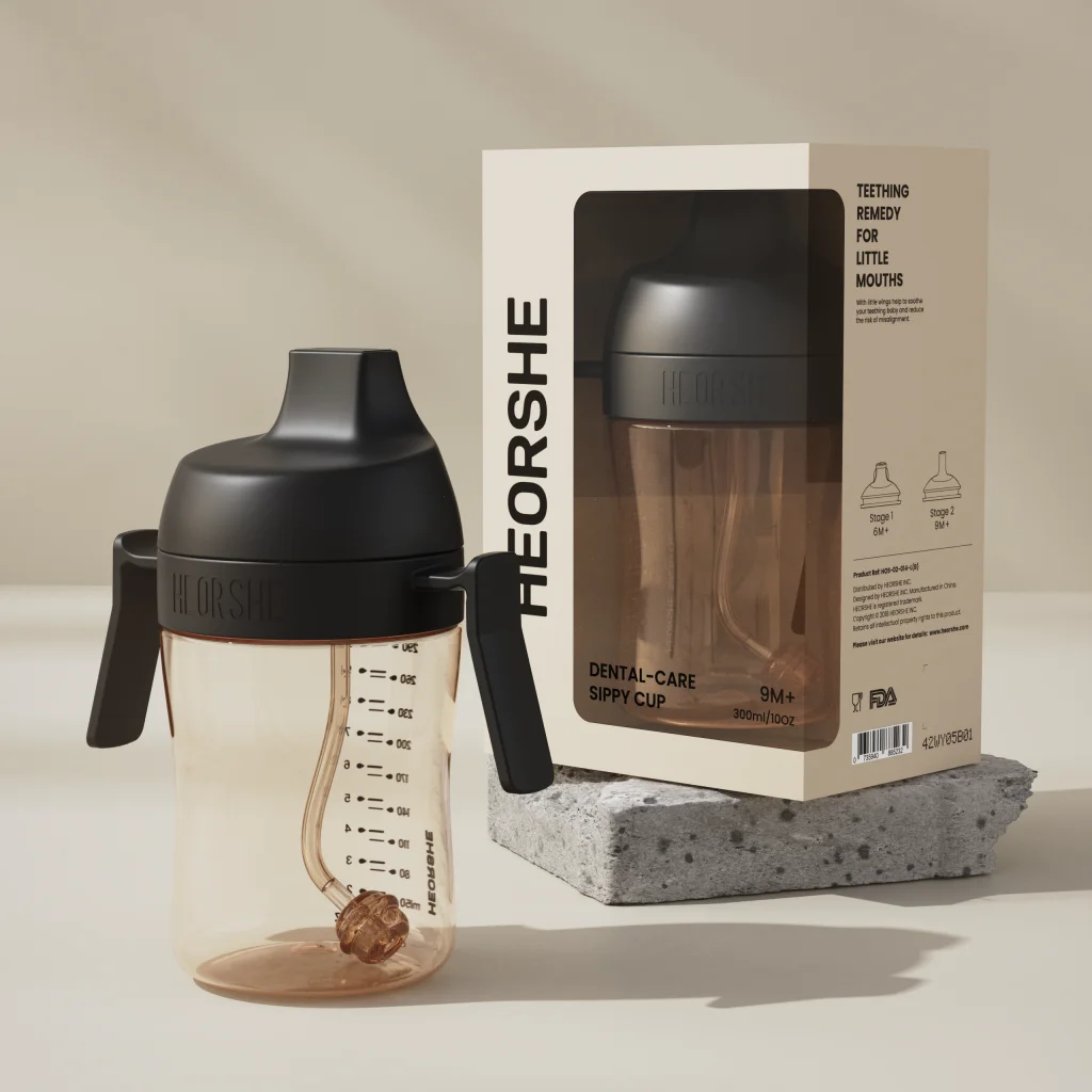 outpu1hth.1024x1024w.png Поильник из силикона и пластика HEORSHE 300 мл 1