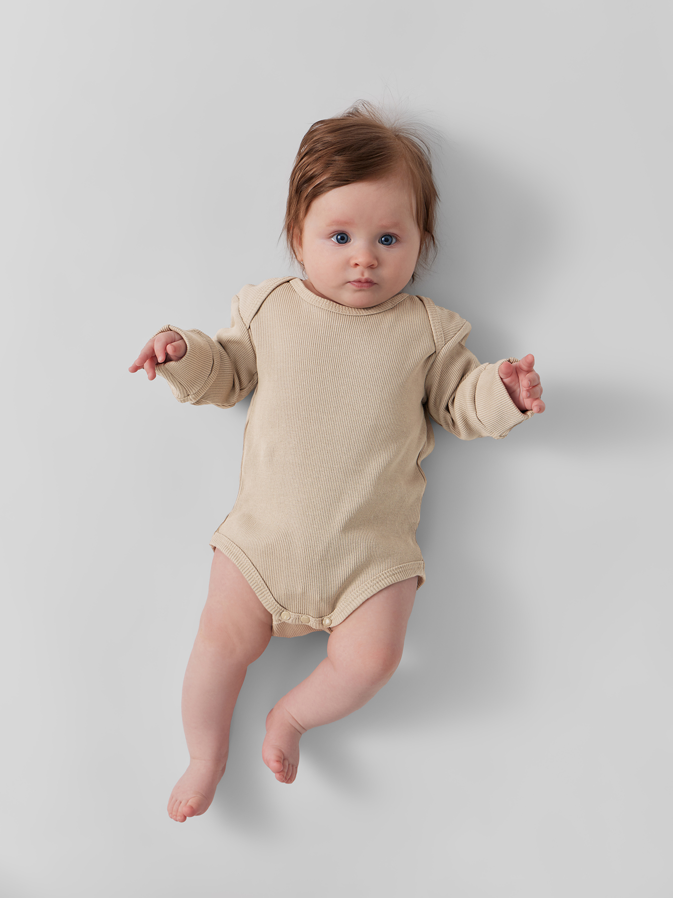 Боди с длинным рукавом детское Happy Baby (набор 3 шт.) pear 4