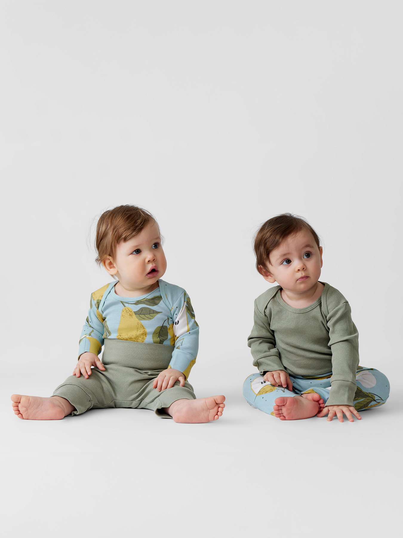 Боди с длинным рукавом детское Happy Baby (набор 3 шт.) pear 5