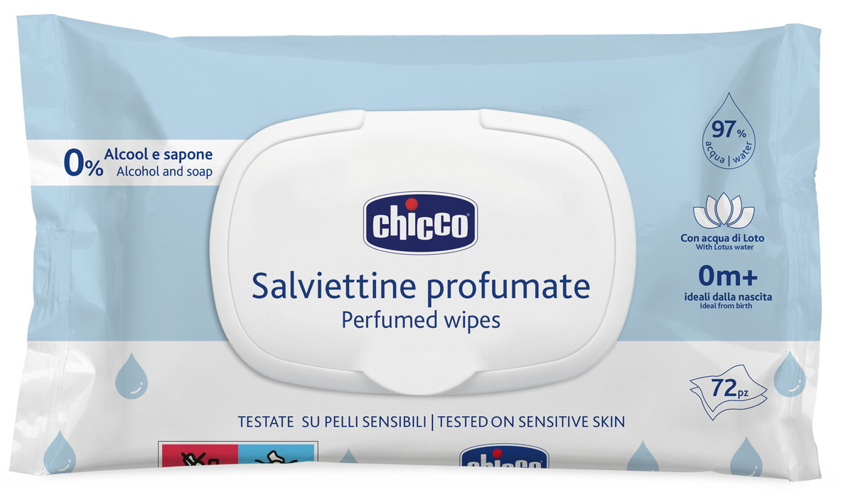fc4r60oi1g24aatpt4c9o2b6n80jvobh Салфетки влажные очищающие Chicco с клапаном, 72 шт. 1