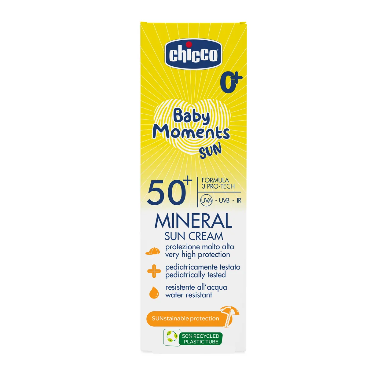 jA1wDmpXWefQsVKzx63yREkeysGi563VUChBHrcNBPA= Крем минеральный солнцезащитный Chicco SPF50+ 75 мл 2