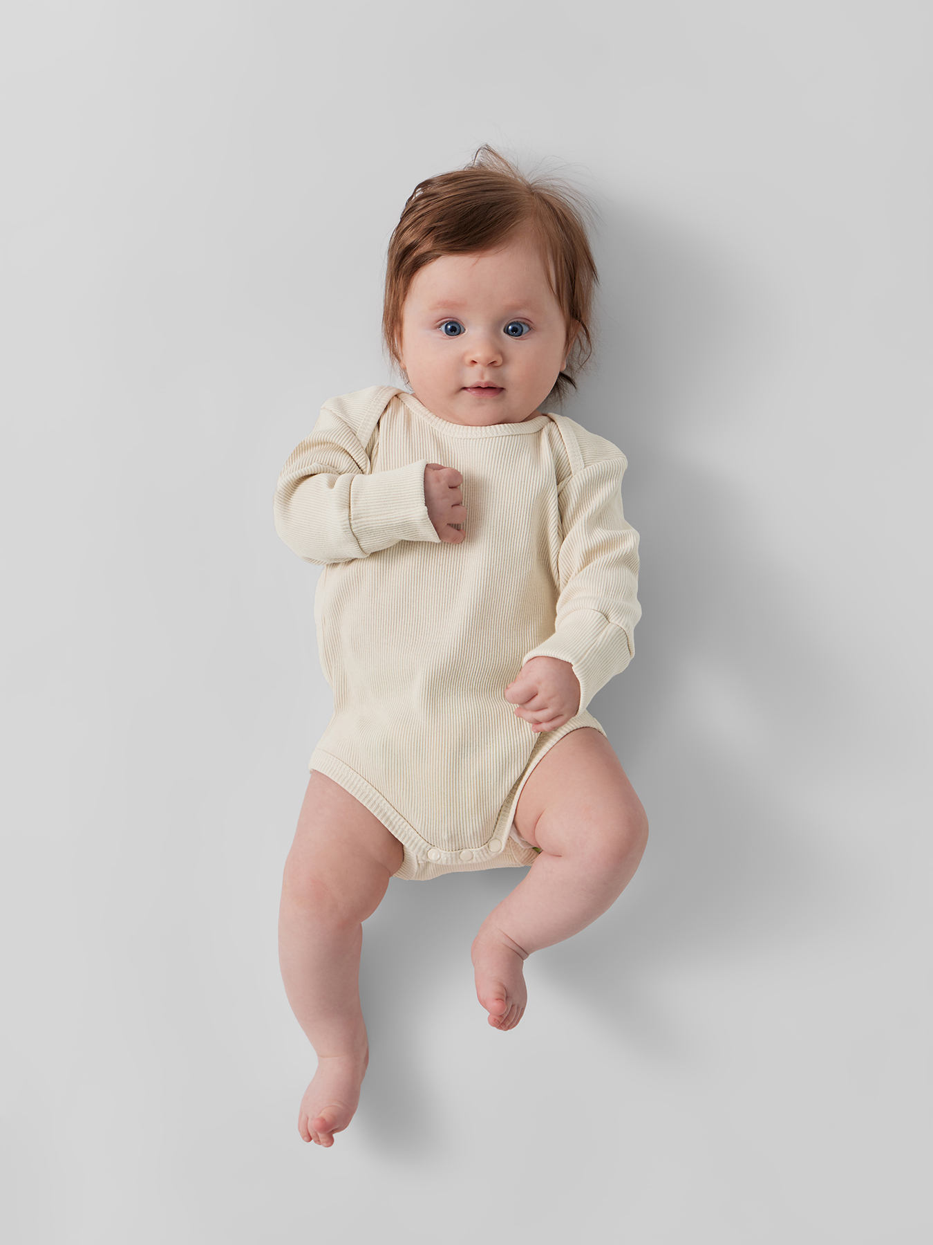 Боди с длинным рукавом детское Happy Baby (набор 3 шт.) leaves 2