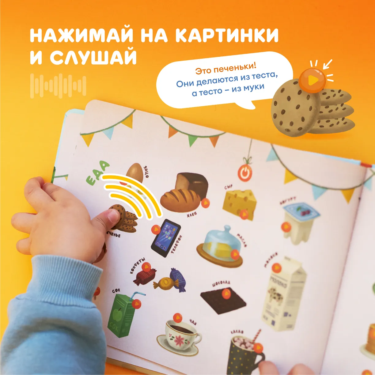 Интерактивная книга Abumba Fingerbook "Всё обо всём" 2