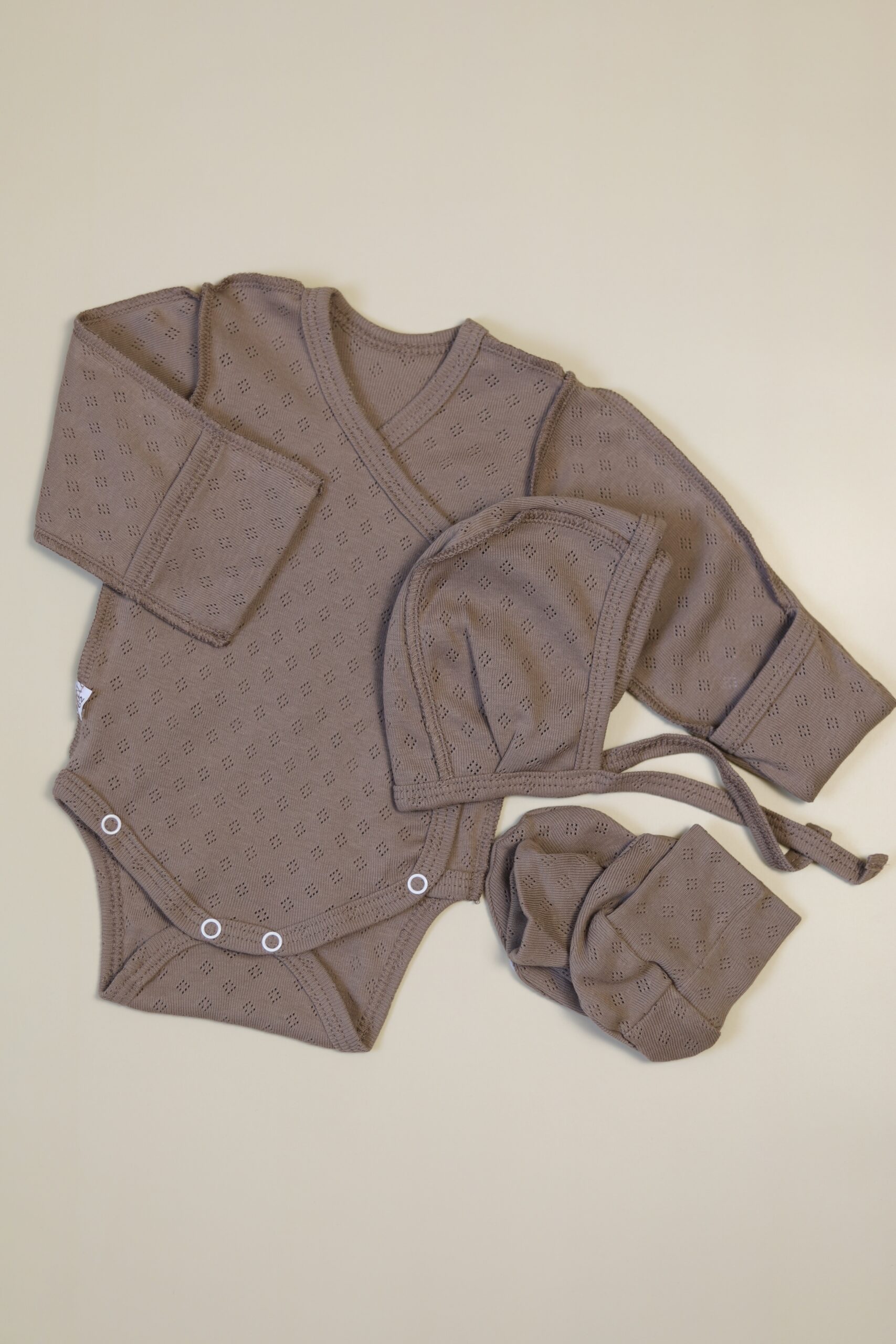 Боди MATUSHKIN на запах, длинный рукав, трансферная рибана 4