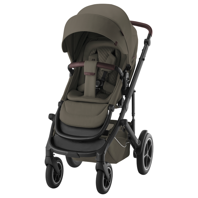 Комплект 3в1 коляска SMILE 5Z, Urban Olive + Детское автокресло BABY-SAFE PRO Urban Olive 2