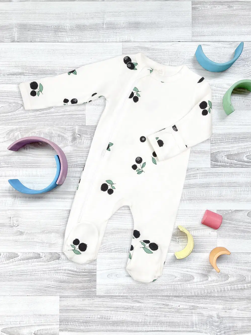 Комбинезон Mjolk Sleep and Play Голубика (М) 1