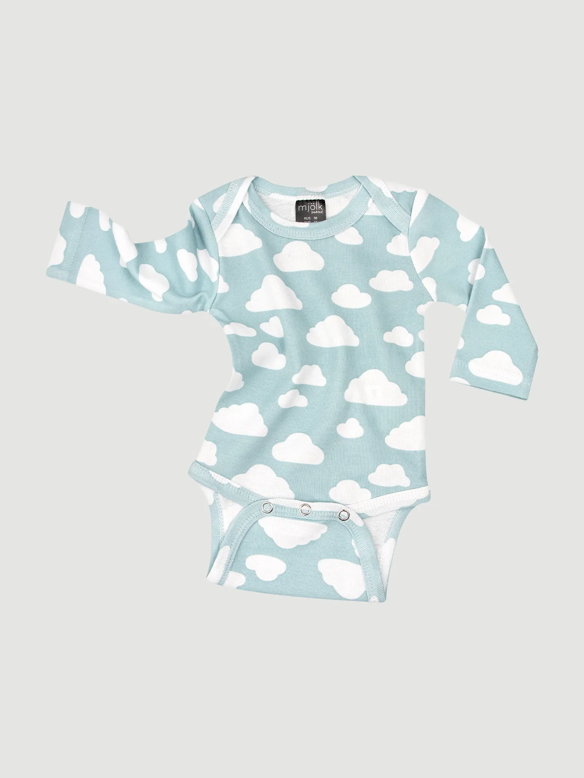 Боди Mjolk Облака с длинным рукавом (М) 3