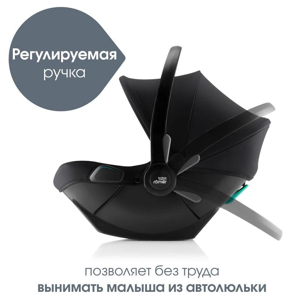 Комплект 3в1Britax Roemer коляска SMILE 5Z LUX|Warm Caramel + автокресло BABY-SAFE PRO Space Black 17