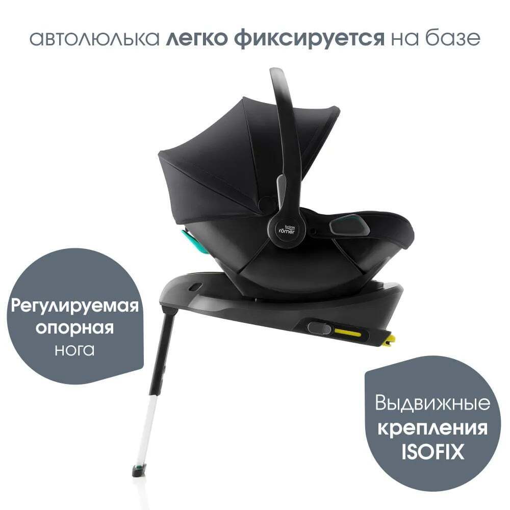 Комплект 3в1Britax Roemer коляска SMILE 5Z LUX|Warm Caramel + автокресло BABY-SAFE PRO Space Black 14