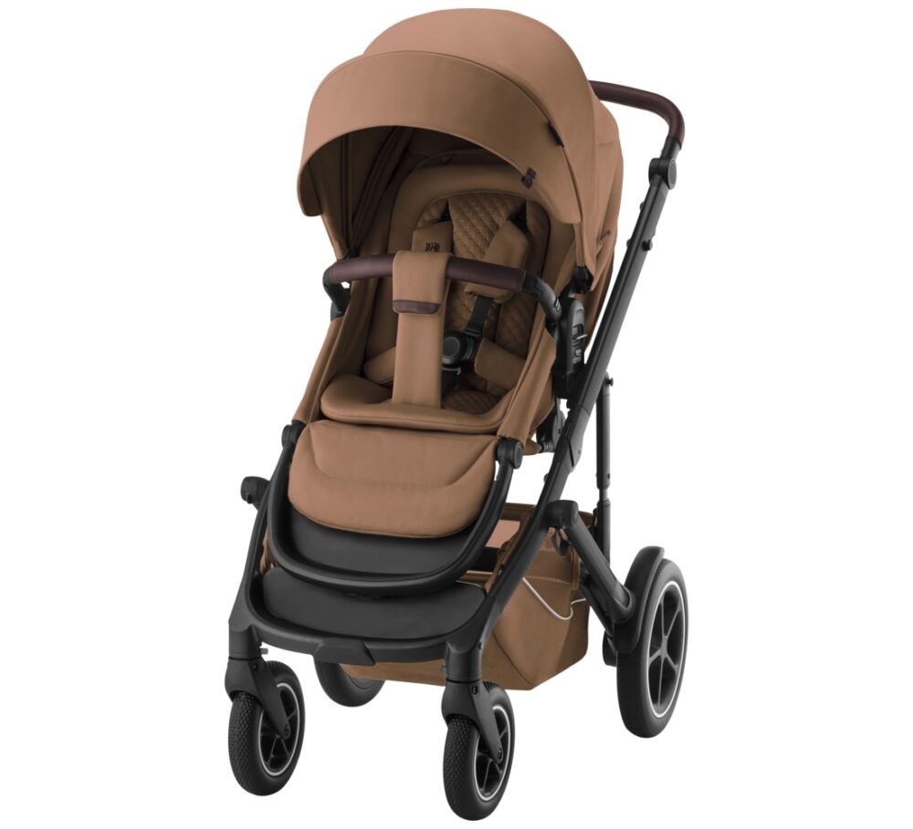 Комплект 3в1Britax Roemer коляска SMILE 5Z LUX|Warm Caramel + автокресло BABY-SAFE PRO Space Black 5