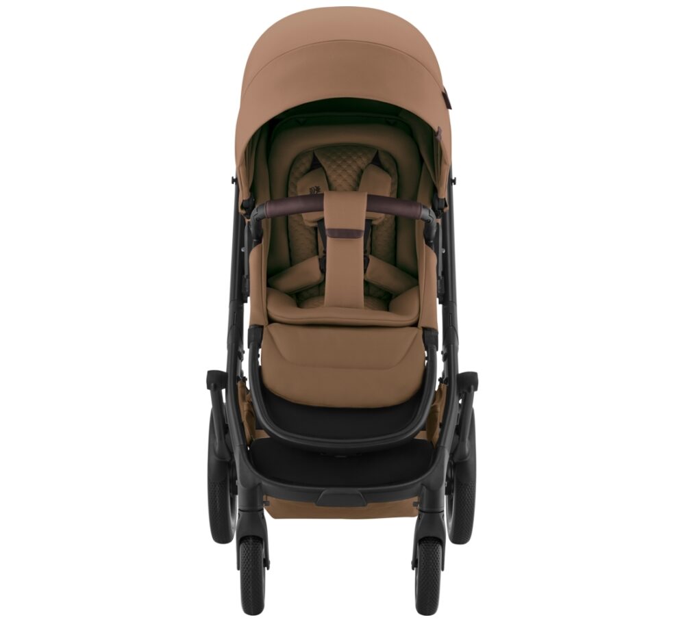 Комплект 3в1Britax Roemer коляска SMILE 5Z LUX|Warm Caramel + автокресло BABY-SAFE PRO Space Black 6