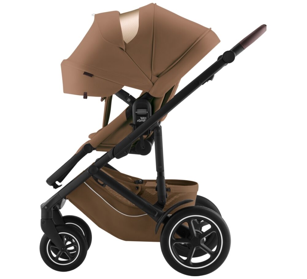 Комплект 3в1Britax Roemer коляска SMILE 5Z LUX|Warm Caramel + автокресло BABY-SAFE PRO Space Black 8