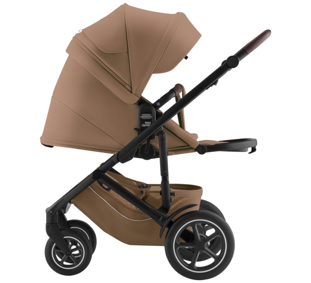 Комплект 3в1Britax Roemer коляска SMILE 5Z LUX|Warm Caramel + автокресло BABY-SAFE PRO Space Black 10