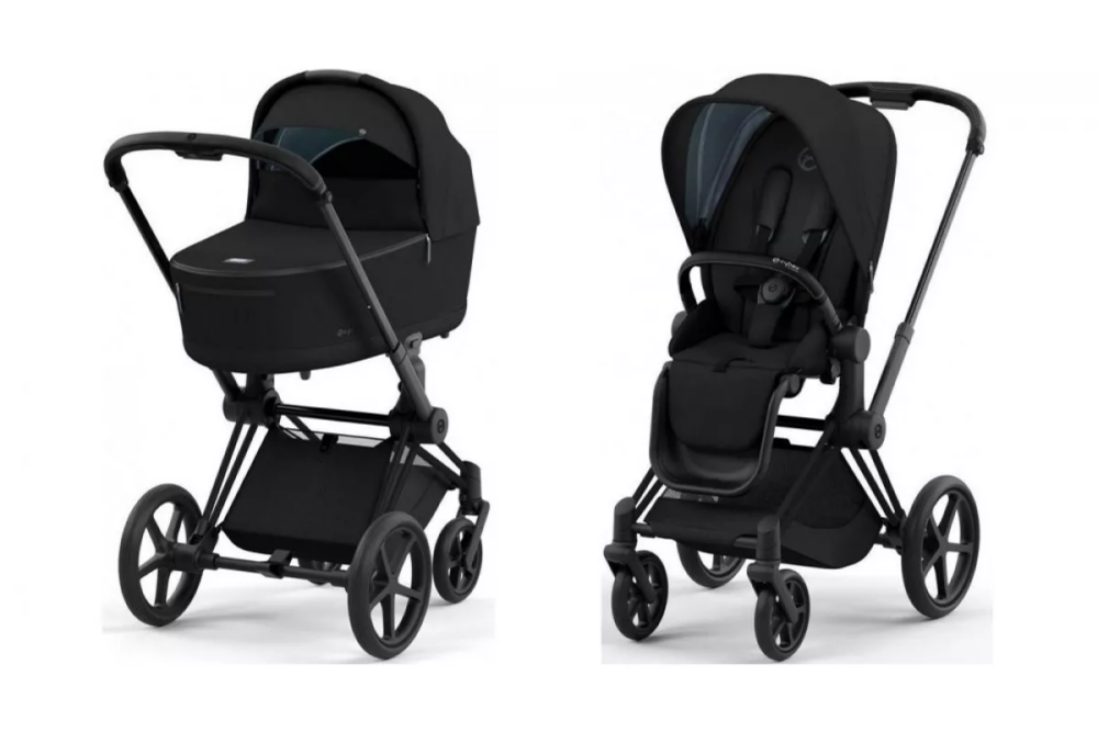 Коляска 2 в 1 Cybex Priam IV Sepia Black рама Matt Black