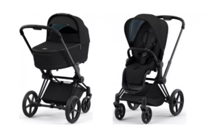 Коляска 2 в 1 Cybex Priam IV Sepia Black рама Matt Black