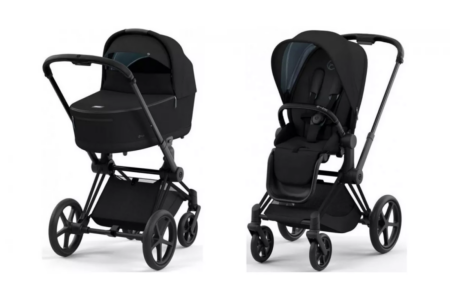 Коляска 2 в 1 Cybex Priam IV Sepia Black рама Matt Black
