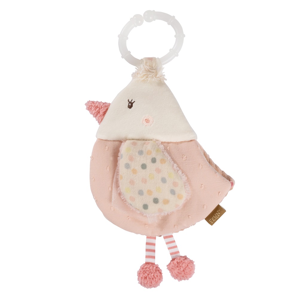 Мягкая игрушка-книжка с подвесом FEHN Птичка 1 мягкая игрушка с подвесом птичка